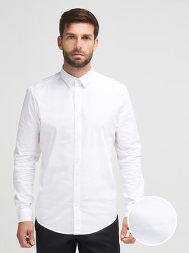 Chemise manches longues ESPRIT 998EE2F800 Blanc
