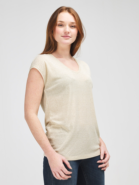 Tee-shirt ONLY 15136069 ONLSYLVERY Couleur Jaune
