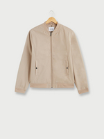 ODB Blouson Bombers En Toile Structure Taupe