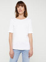 ESPRIT Tee-shirt Manches Courtes  Revers Blanc