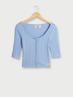 LEVI'S Tee-shirt En Tricot, Inspiration Des Annes 90 Bleu