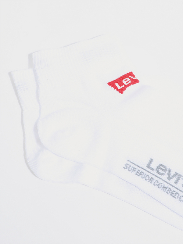 LEVI'S Lot De 3 Paires De Chaussettes Mid Cut Blanc Photo principale