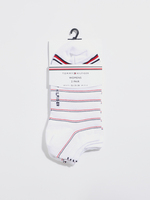 TOMMY HILFIGER 2 Paires Socquettes Invisibles Assorties Blanc
