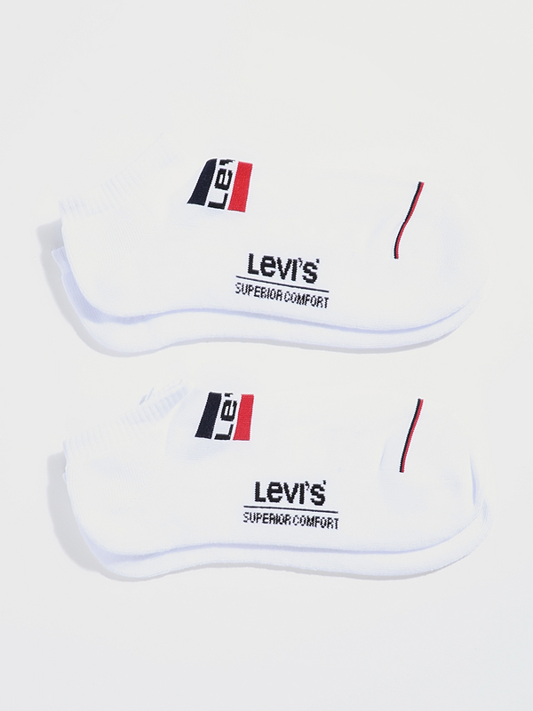 LEVI'S Lot De 2 Paires De Chaussettes Low Cut Blanc Photo principale