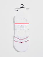 TOMMY HILFIGER 2 Paires De Footies Ultra Invisibles Blanc