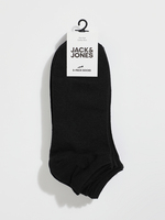 JACK AND JONES Lot De 5 Paires De Chaussette Basses Noir
