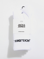 JACK AND JONES 5 Paires De Chaussettes Coton Majoritaire Blanc