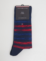 TOMMY HILFIGER 2 Paires De Chaussettes Assorties Blue Nights