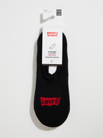 LEVI'S Lot De 3 Paires De Chaussettes Footie High Cut Noir