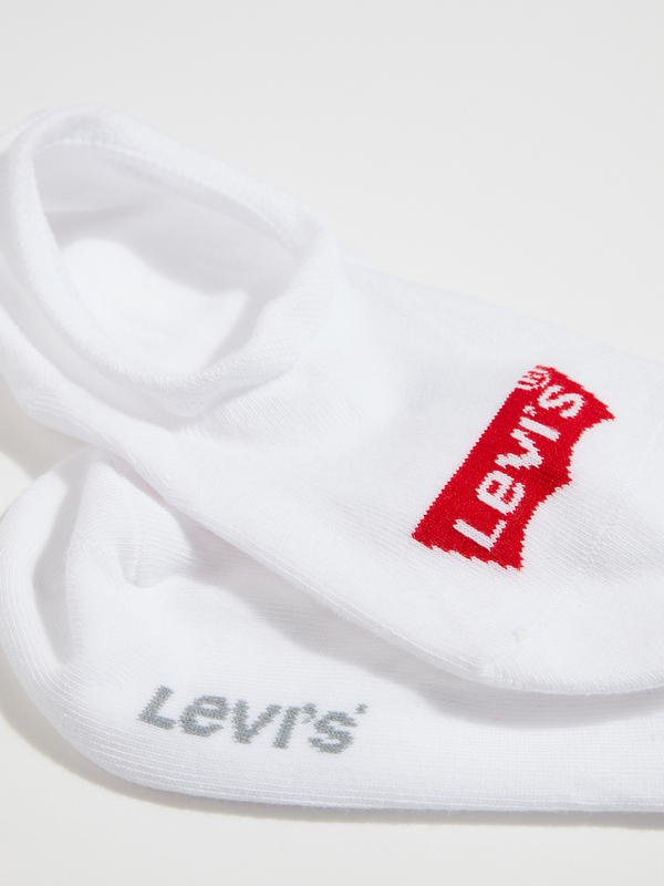LEVI'S Lot De 3 Paires De Chaussettes Footie High Cut Blanc Photo principale
