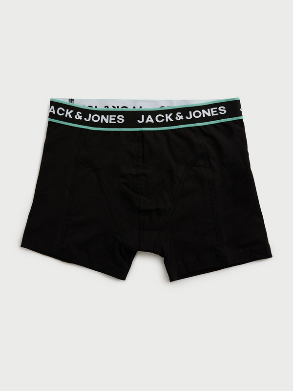 JACK AND JONES Lot De 3 Boxers, 2 Fleuris + 1 Uni Noir Photo principale