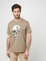 KAPORAL Tee-shirt Motif Plac Tte De Mort Taupe