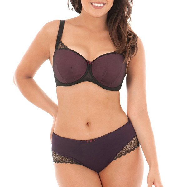 CURVY KATE Shorty Avec Broderies Trixie Mulberry Photo principale