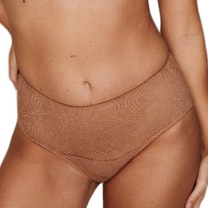 UNDERPROTECTION Culotte Hipster Taille Haute En Dentelle Recycle Luna Clay