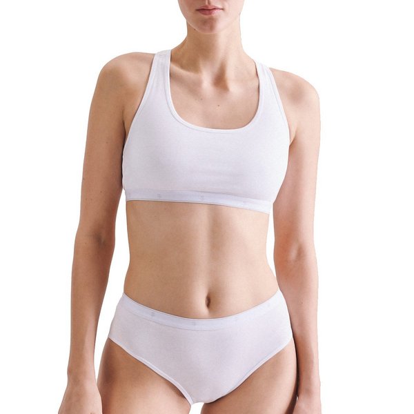 SEIDENSTICKER Culotte Taille Haute Confort Cotton X-stretch Blanc Photo principale