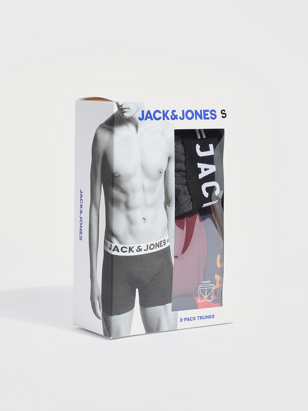 JACK AND JONES Lot De 3 Boxers Rouge bordeaux 1002334