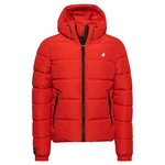 SUPERDRY Doudoune Superdry Hooded Sports Rouge Brillant