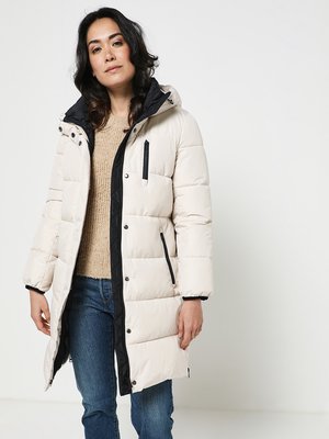ESPRIT Doudoune Longue  Capuche Ecru