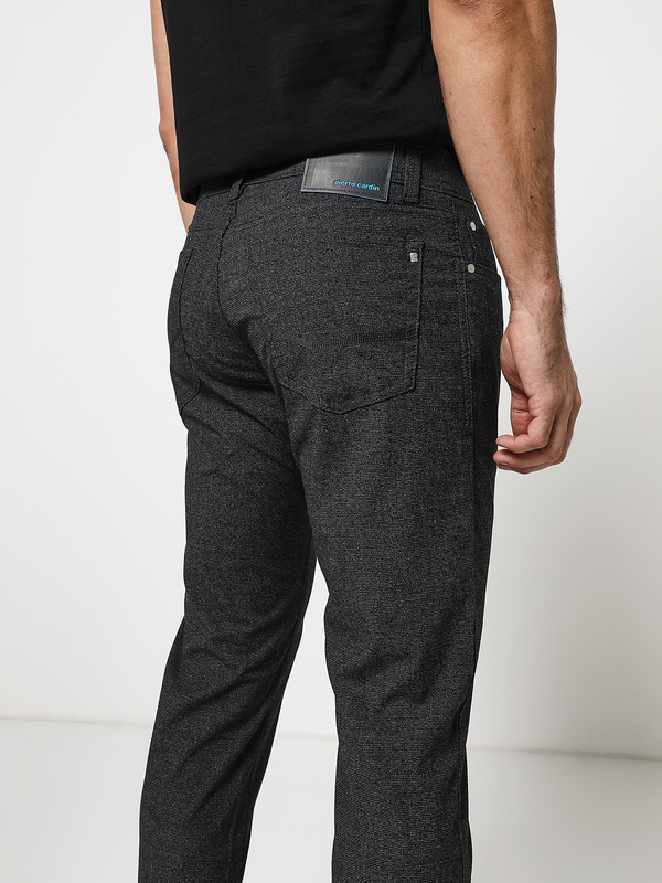 CARDIN Pantalon 5 Poches En Tissu Futureflex Gris Photo principale
