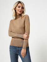 BETTY BARCLAY Pull Col Roul Uni Camel