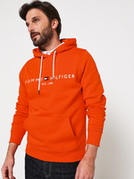 TOMMY HILFIGER Sweat-shirt  Capuche Logo Brod Orange