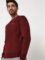 TOMMY JEANS Sweat-shirt En Molleton Gratt Avec Mini Logo Rouge bordeaux