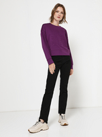 VILA Sweat-shirt Uni Motif Emboss Violet