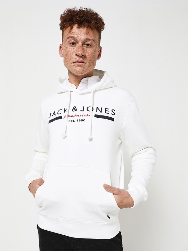 JACK AND JONES Sweat-shirt Logo Signature Blanc Photo principale