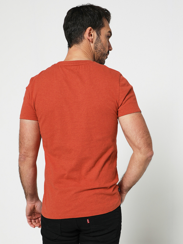 SUPERDRY Tee-shirt Mini Logo Brod Orange Photo principale