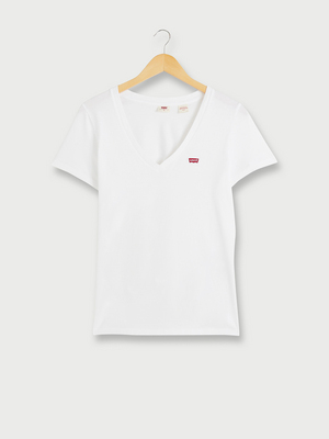 LEVIS Tee-shirt Encolure V Blanc