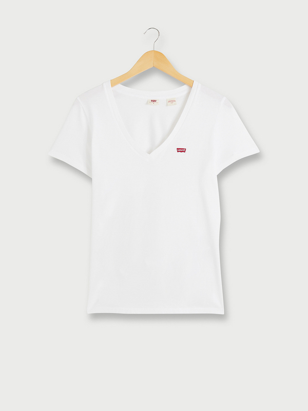 LEVI'S® Tee-shirt Encolure V Blanc