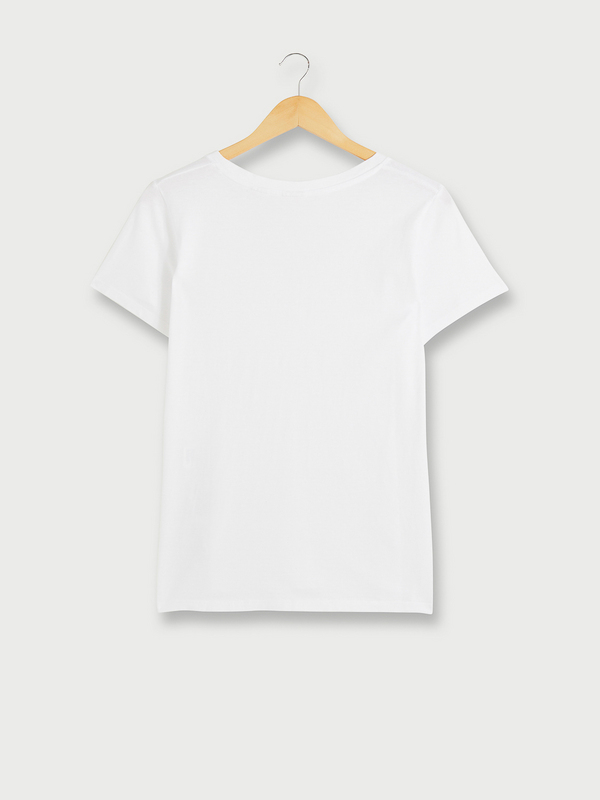 LEVI'S Tee-shirt Encolure V Blanc Photo principale