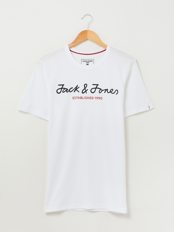 JACK AND JONES Tee-shirt Logo Signature Blanc Photo principale
