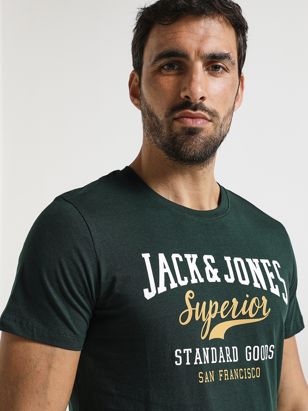 JACK AND JONES Tee-shirt Logo Vert Photo principale