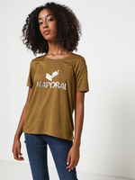 KAPORAL Tee-shirt Logo Mtallis Camel