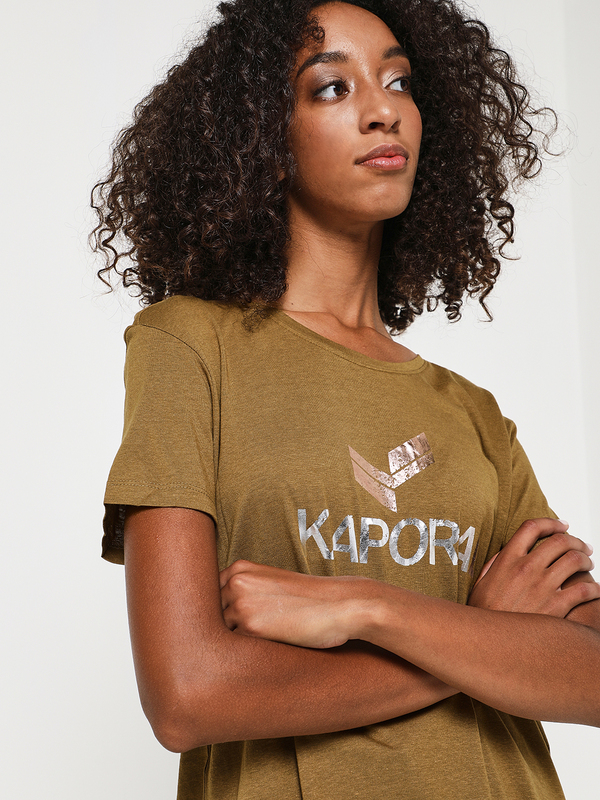 KAPORAL Tee-shirt Logo Mtallis Camel Photo principale