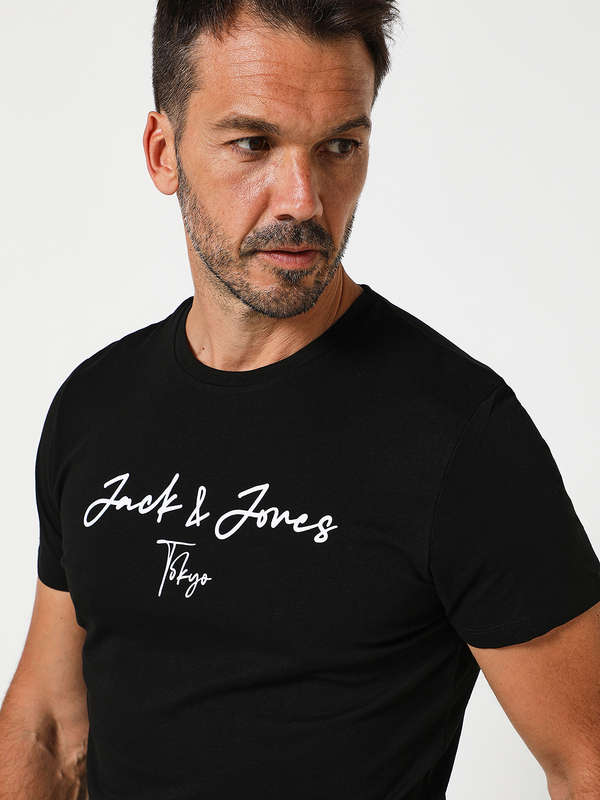 JACK AND JONES Tee-shirt Signature Noir Photo principale