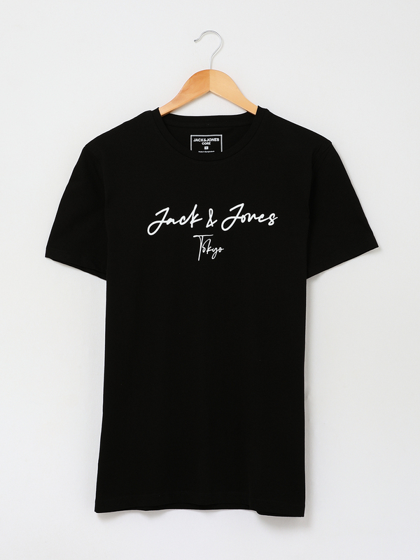 JACK AND JONES Tee-shirt Signature Noir Photo principale