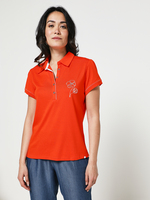CHRISTINE LAURE Tee-shirt Esprit Polo Orange