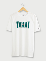 TOMMY JEANS Tee-shirt Maxi Logo Blanc