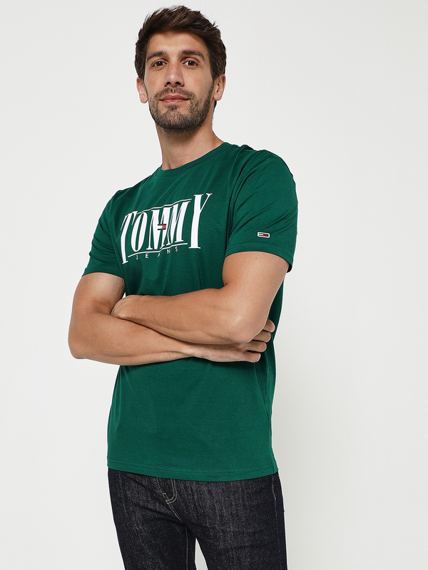 TOMMY JEANS Tee-shirt Maxi Logo Vert Photo principale