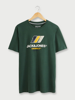 JACK AND JONES Tee-shirt Logo 717 Vert