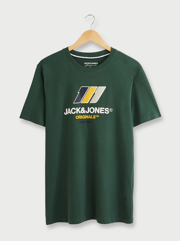 JACK AND JONES Tee-shirt Logo 717 Vert Photo principale
