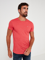 TOMMY JEANS Tee-shirt En Jersey Chin Rouge