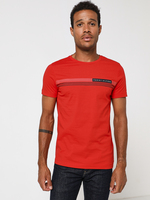 TOMMY HILFIGER Tee-shirt Rayures Places Rouge