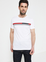 TOMMY HILFIGER Tee-shirt Rayures Places Blanc