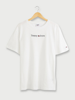 TOMMY JEANS Tee-shirt Logo Brod Blanc