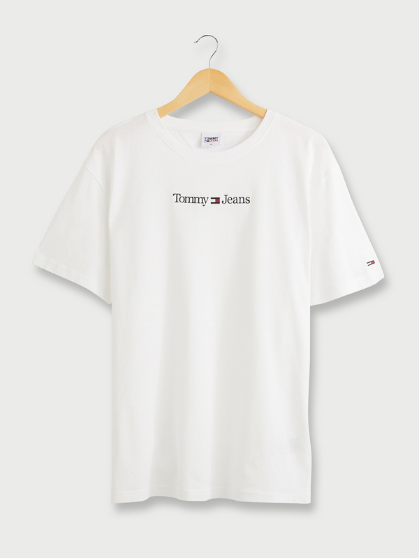 TOMMY JEANS Tee-shirt Logo Brod Blanc 1004962