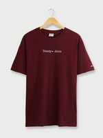 TOMMY JEANS Tee-shirt Logo Brod Rouge bordeaux