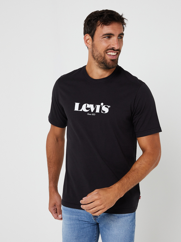 LEVI'S Tee-shirt Logo Coupe Relaxe Noir mat Photo principale